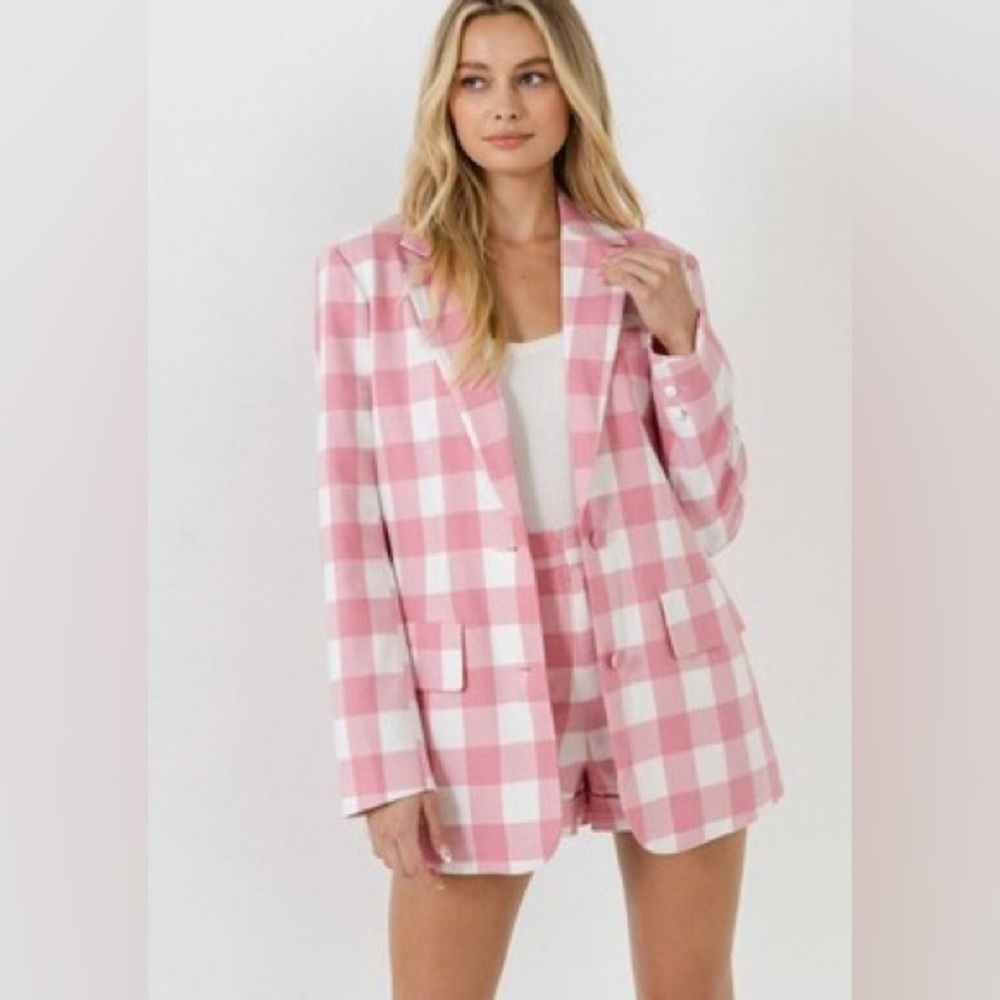 Blazer & Shorts Set by ENGLISH FACTORY Size Large